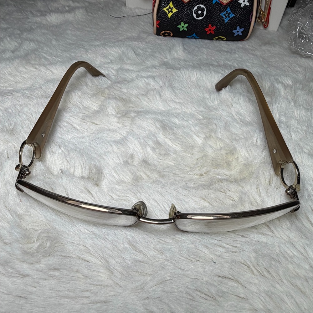 Gucci Women's Eyeglasses GG 2840 UBG Brown Rectangular Frames (read) - Picture 9 of 12